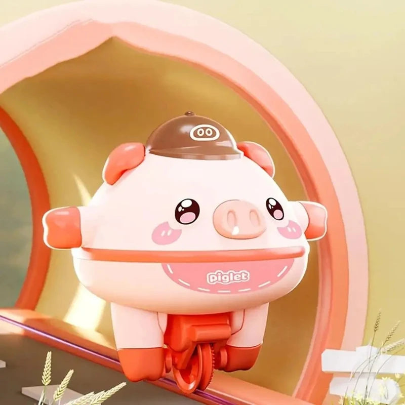 Brain Game Tumbler Balance Pig Tightrope Walking Piglet Unicycle Electric Toy Cute Technology Unicycle Balance Pig Toy Kids