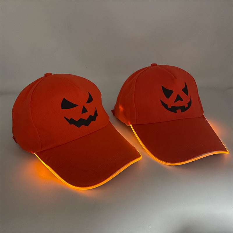 Gorra Luminosa LED – Fibra Óptica para Exterior